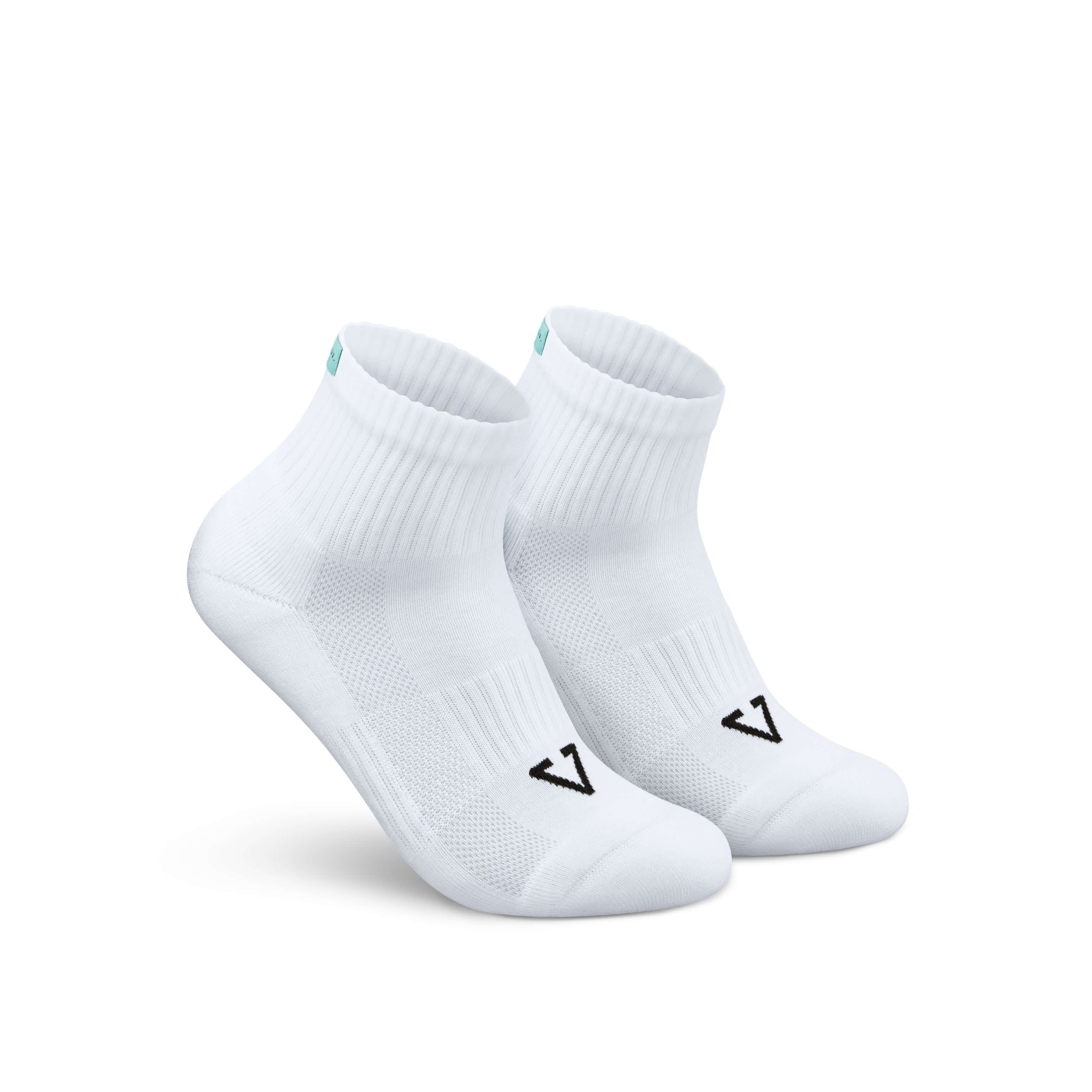 Weiße Halbhohe Socken von TREAZY. aus Bio-Baumwolle