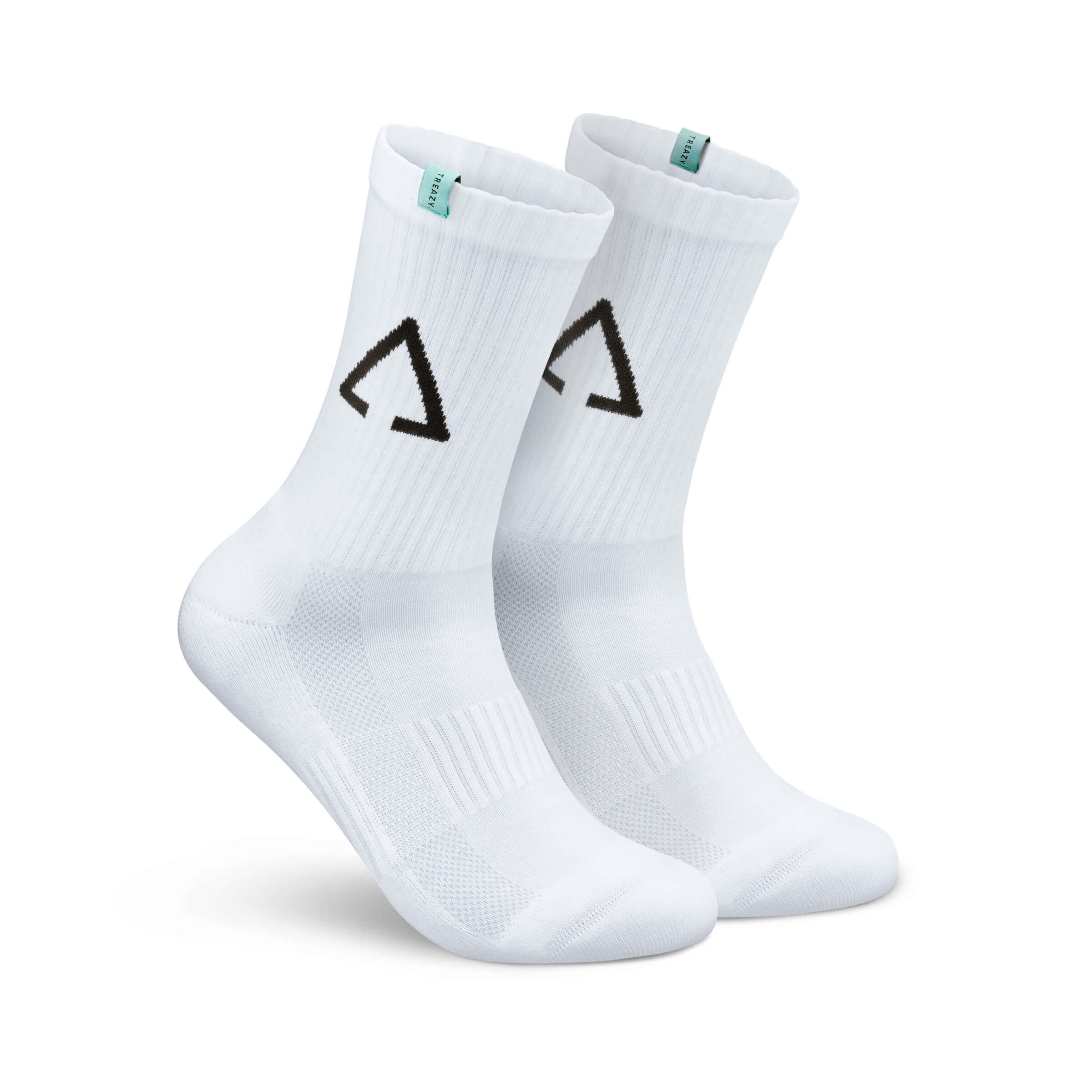 Weiße Tennis Socken von TREAZY. aus Bio-Baumwolle