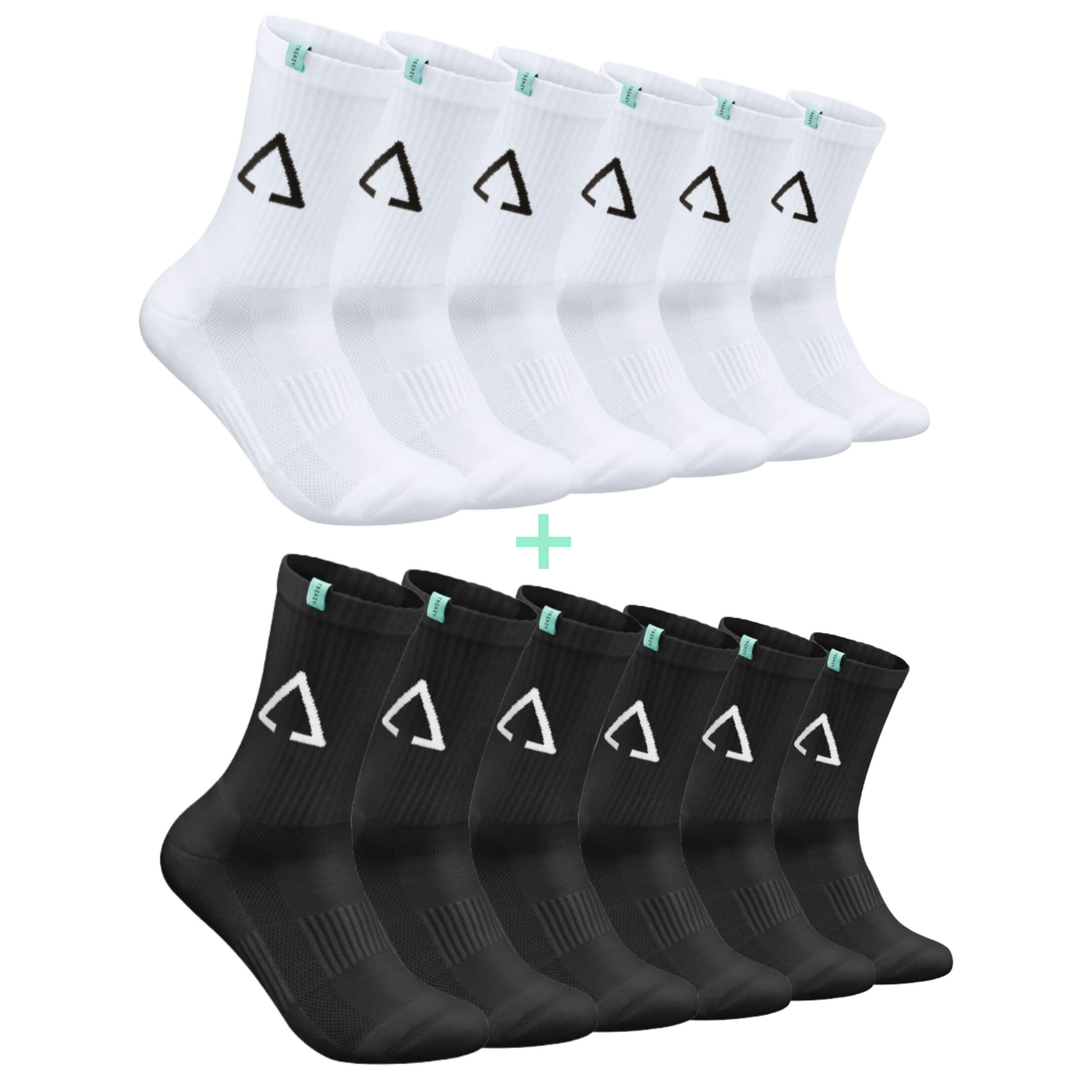 Tennis Socken Farbmix (12 Paar)
