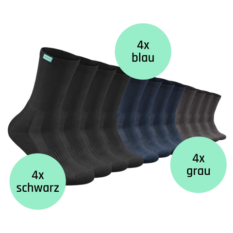 Business Socken Farbmix (12 Paar)