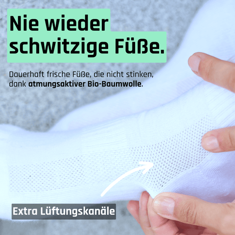 Tennis Socken (Basic) aus Bio-Baumwolle