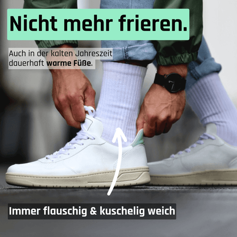 Tennis Socken (Basic) aus Bio-Baumwolle