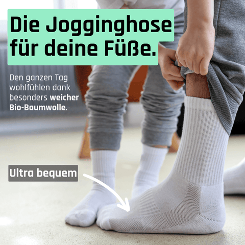 Tennis Socken (Basic) aus Bio-Baumwolle