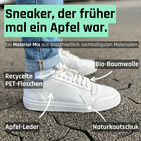 Sneaker aus Apfel-Leder