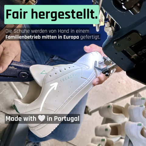 Sneaker aus Apfel-Leder