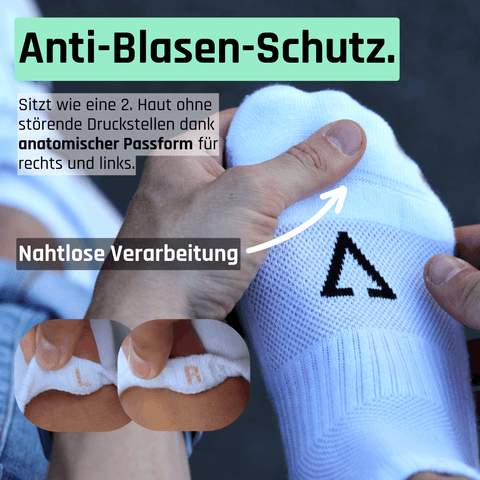 Sneaker Socken aus Bio-Baumwolle