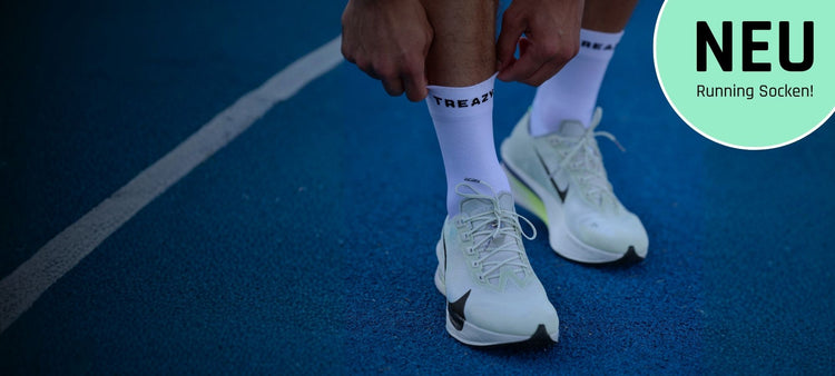TREAZY. Running Socken aus COOLMAX