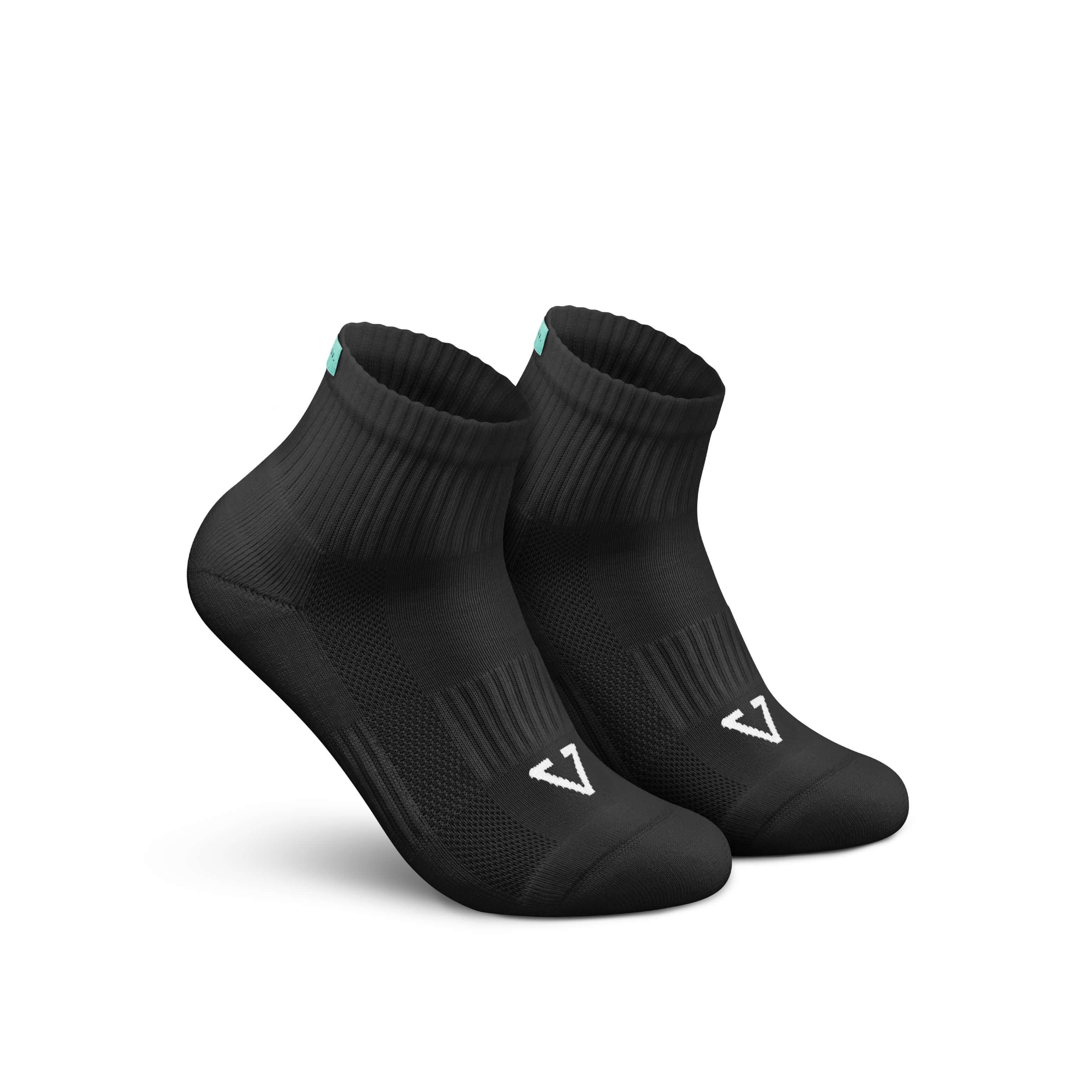 Schwarze Halbhohe Socken von TREAZY. aus Bio-Baumwolle