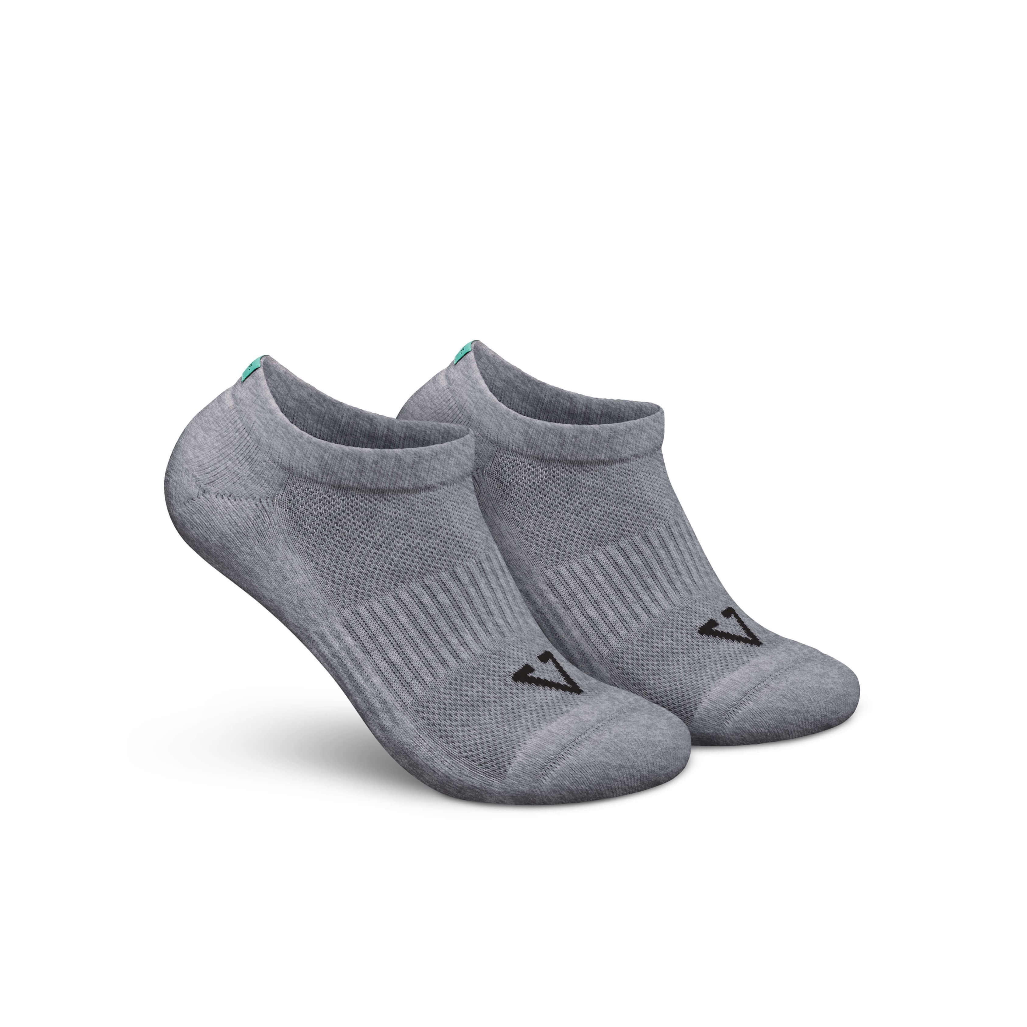 Graue Sneaker Socken von TREAZY. aus Bio-Baumwolle