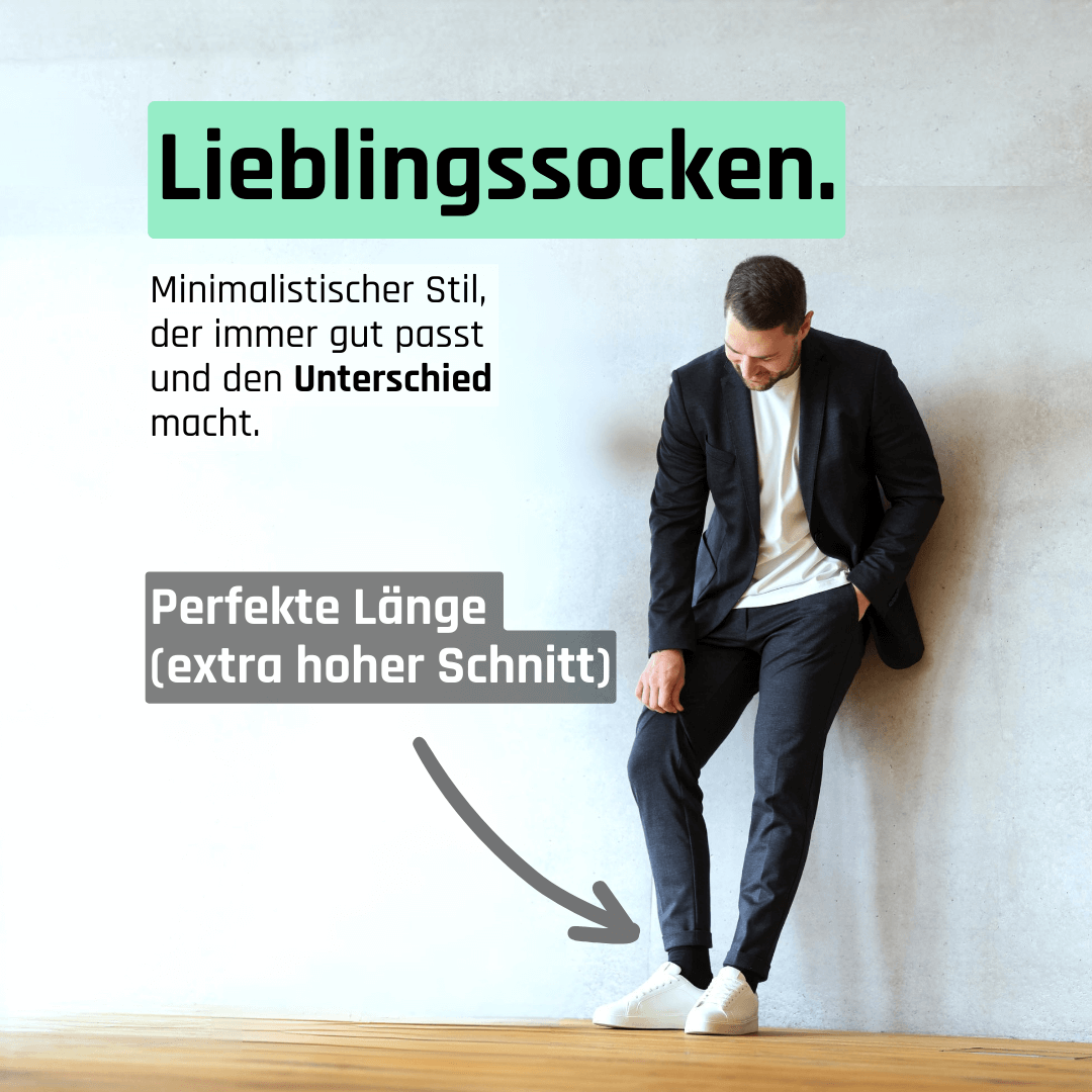 Business Socken aus Bio-Baumwolle