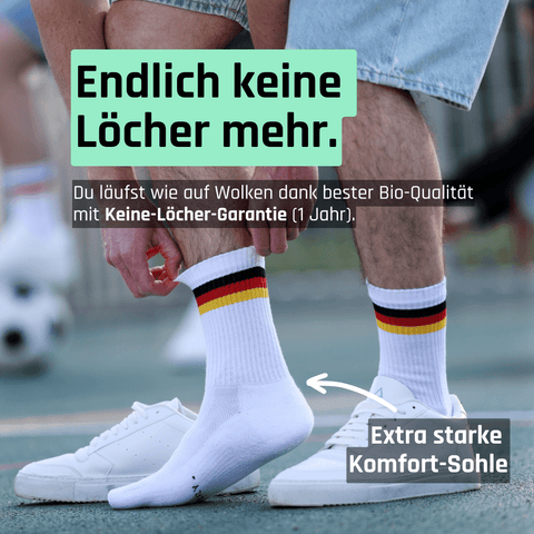 Deutschland Socken aus Bio-Baumwolle