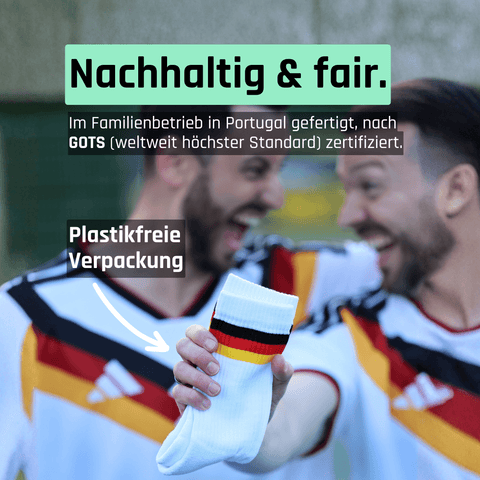 Deutschland Socken aus Bio-Baumwolle