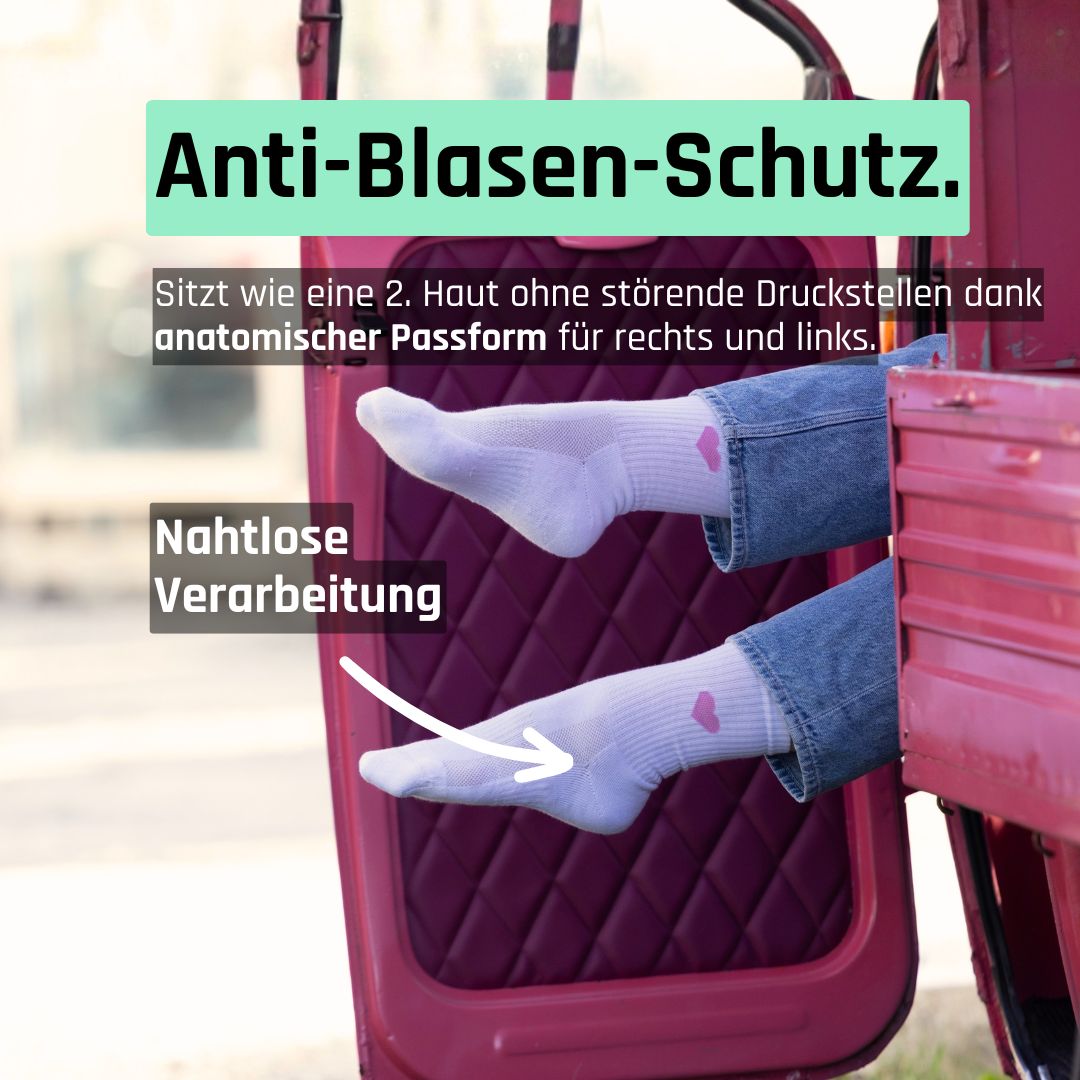 Herz Socken (by CiaoRosa) aus Bio-Baumwolle