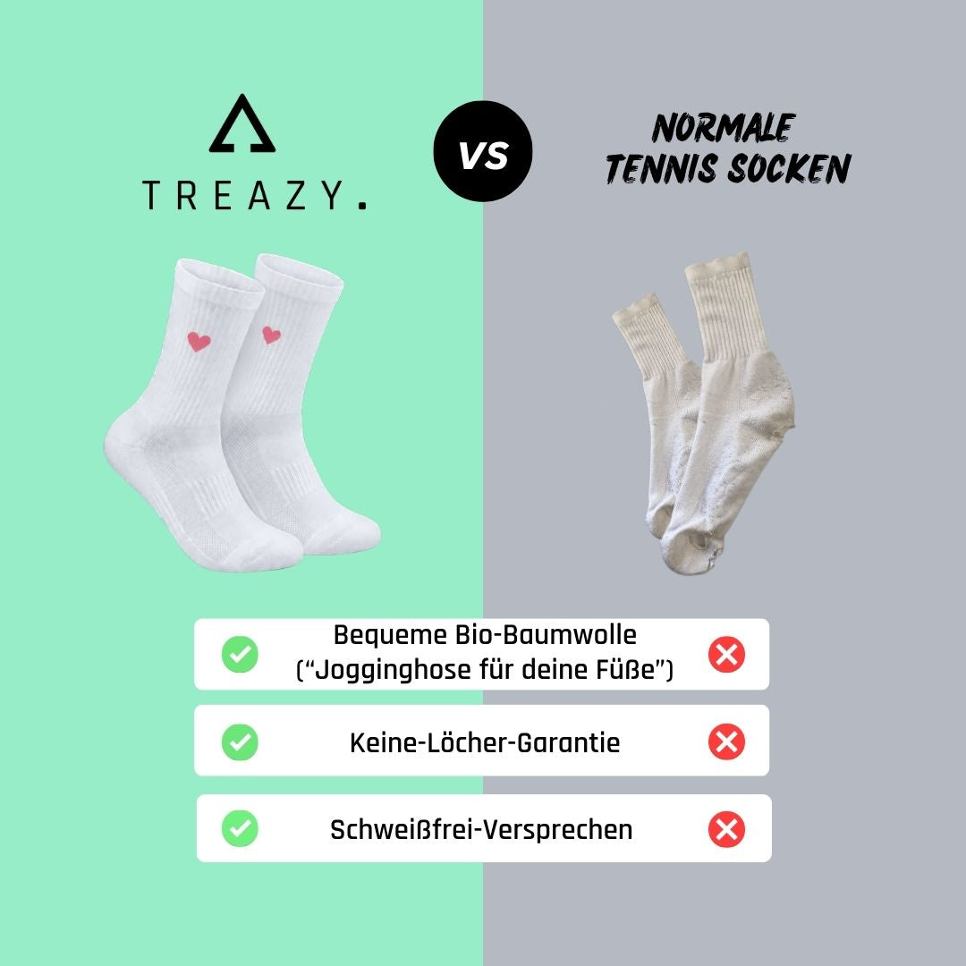Herz Socken (by CiaoRosa) aus Bio-Baumwolle