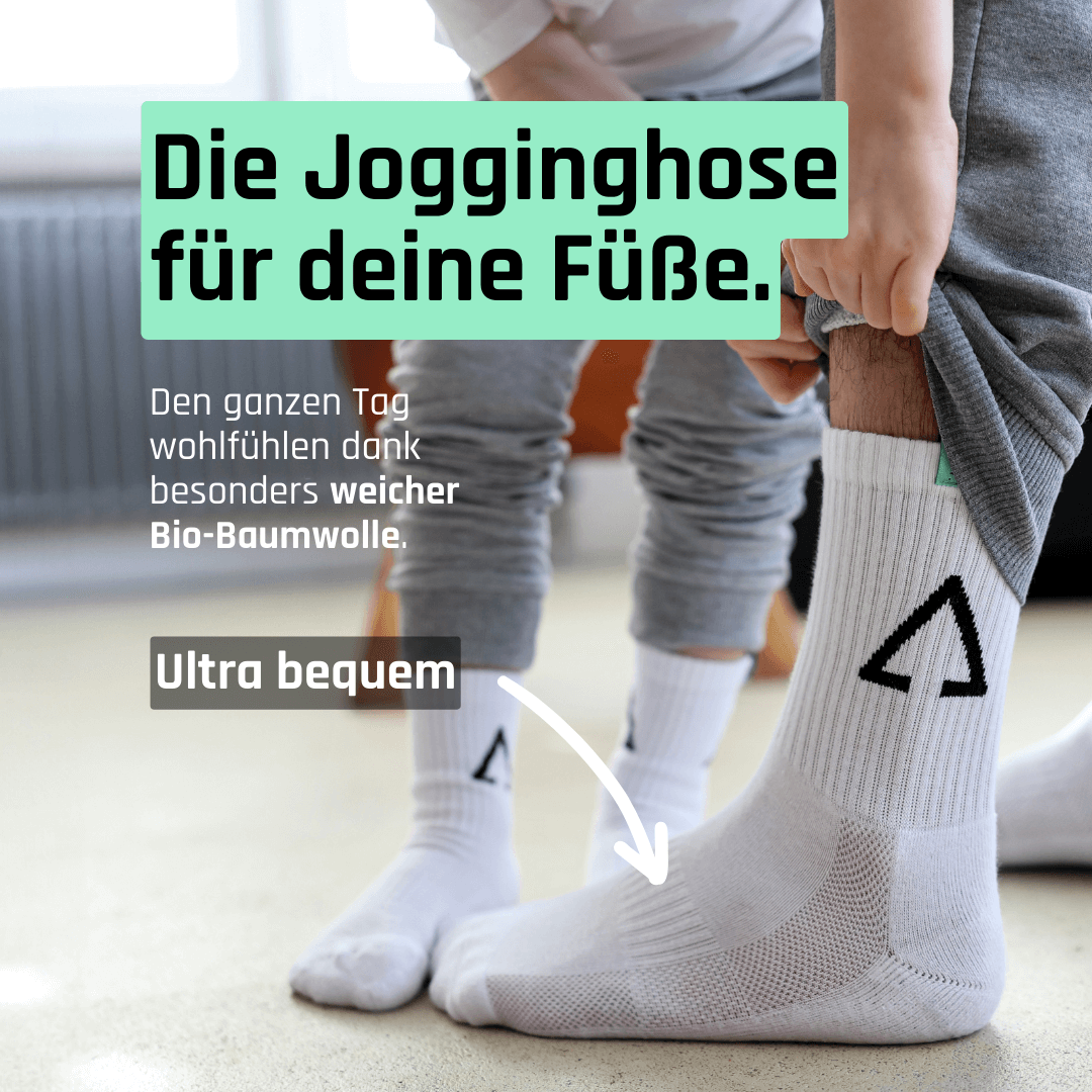 Bequeme Tennis Socken von TREAZY. aus Bio-Baumwolle