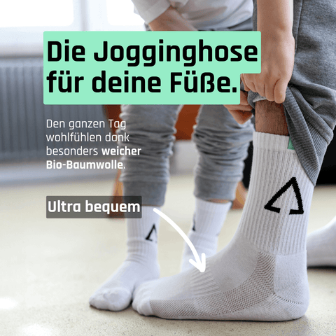 Bequeme Tennis Socken von TREAZY. aus Bio-Baumwolle