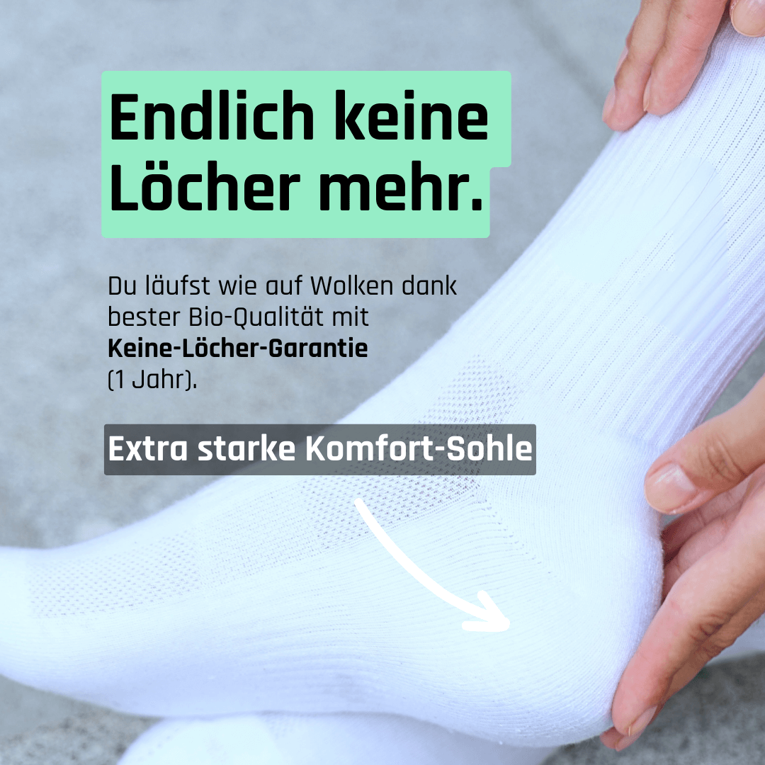 Basic Tennis Socken von TREAZY. aus Bio-Baumwolle