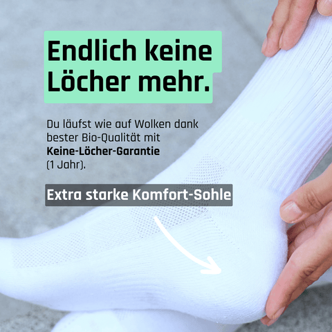 Basic Tennis Socken von TREAZY. aus Bio-Baumwolle