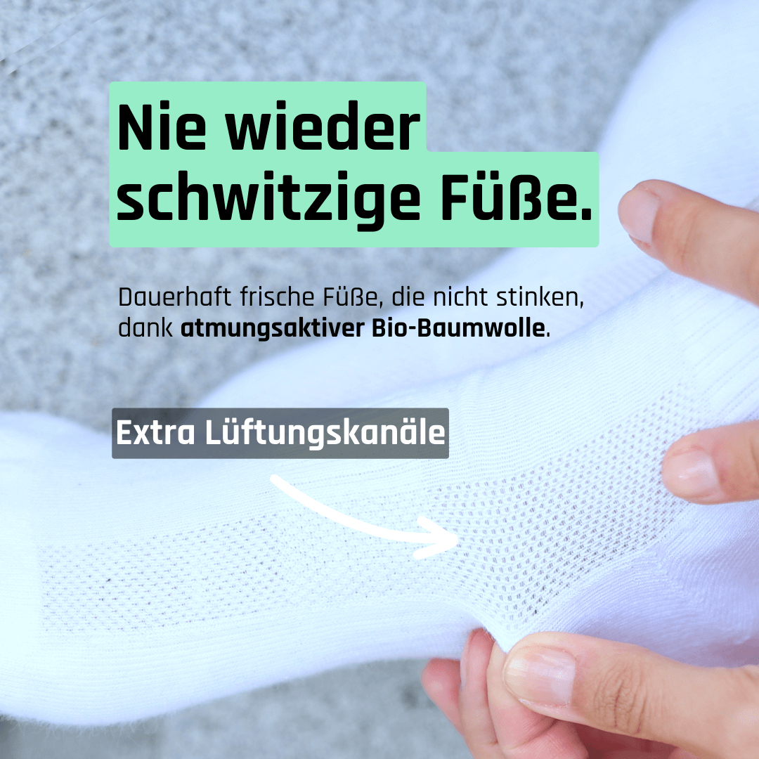 Basic Tennis Socken von TREAZY. aus Bio-Baumwolle