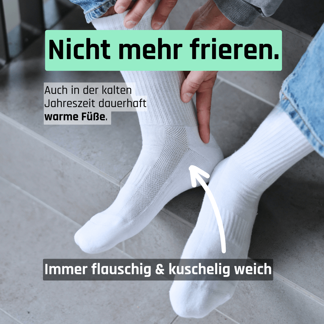 Basic Tennis Socken von TREAZY. aus Bio-Baumwolle