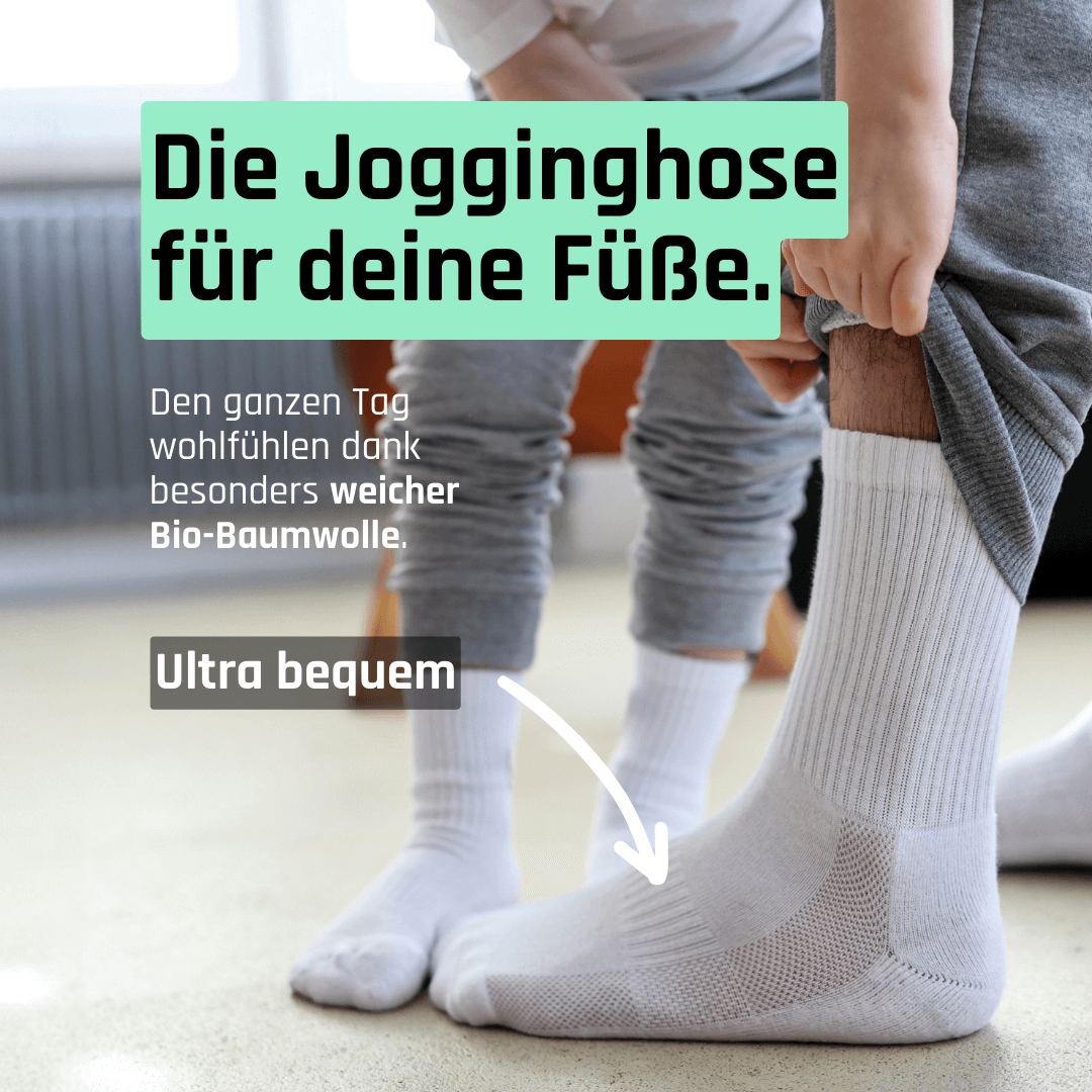 Basic Tennis Socken von TREAZY. aus Bio-Baumwolle