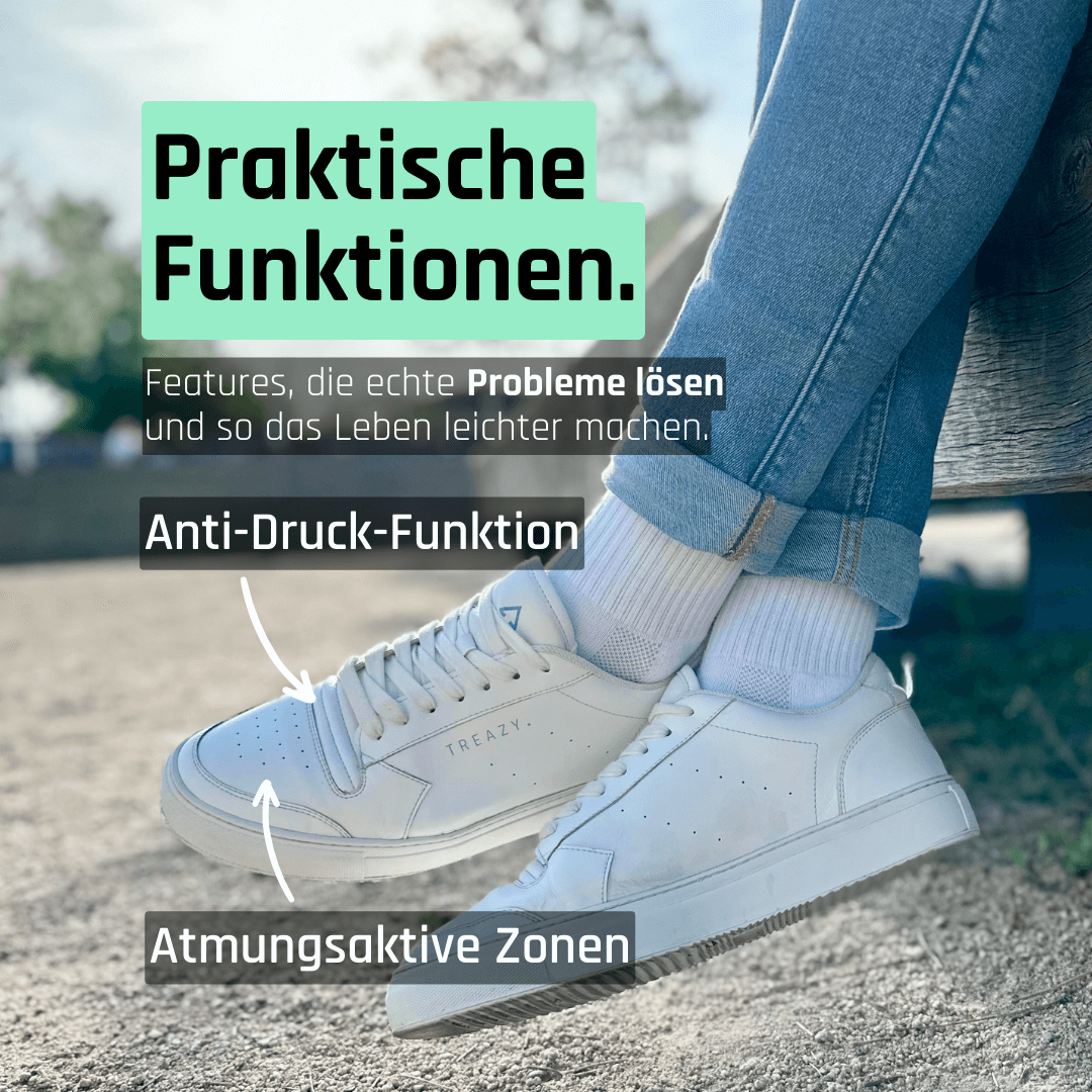 Sneaker von TREAZY. aus Apfelleder 