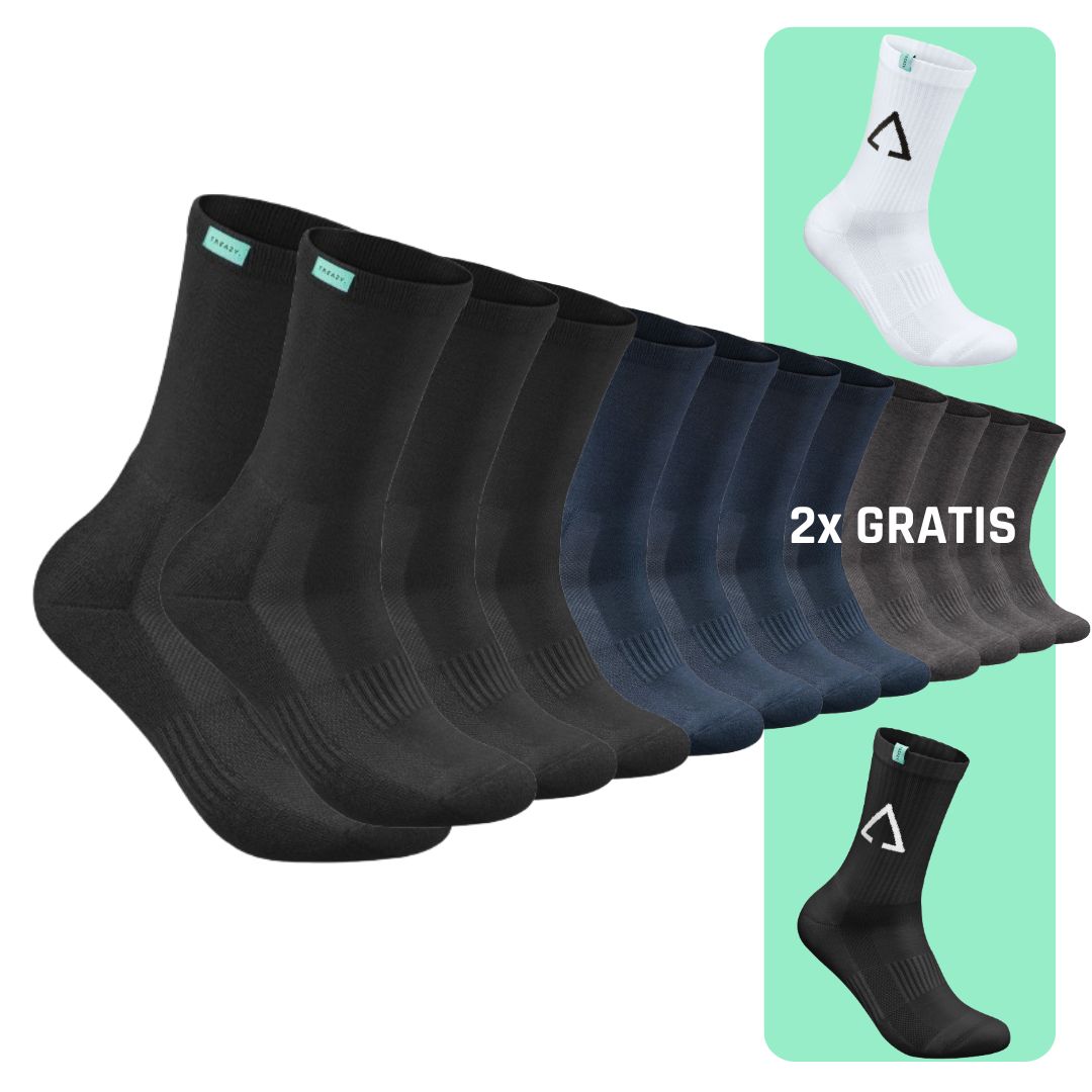 Business Socken Farbmix (12+2 Paar)