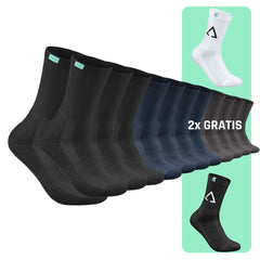 Business Socken Farbmix (12+2 Paar)