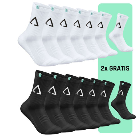 Tennis Socken Farbmix (12+2 Paar)
