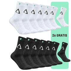 Tennis Socken Farbmix (12+2 Paar)