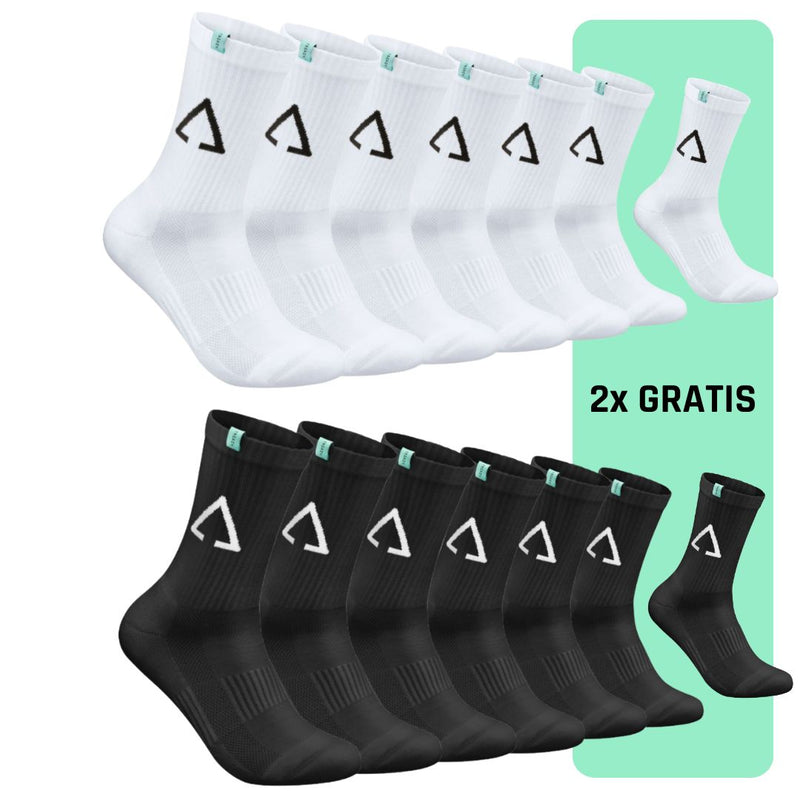 Tennis Socken Farbmix (12+2 Paar)